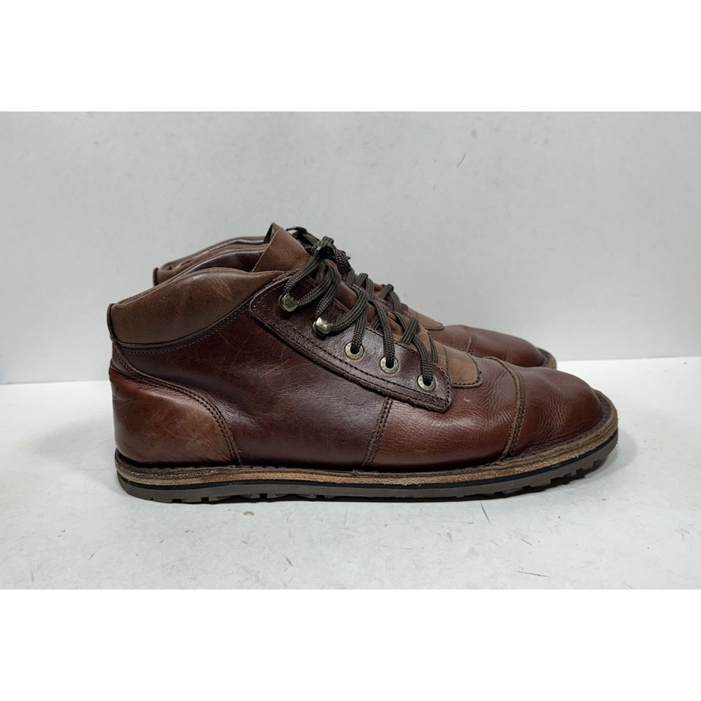 Jim Green Barefoot African Rangers Boots Men's Size 14 Brown Leather